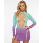 GRAPE BUBBLEGUM OMBRE BODYSUIT LIN021